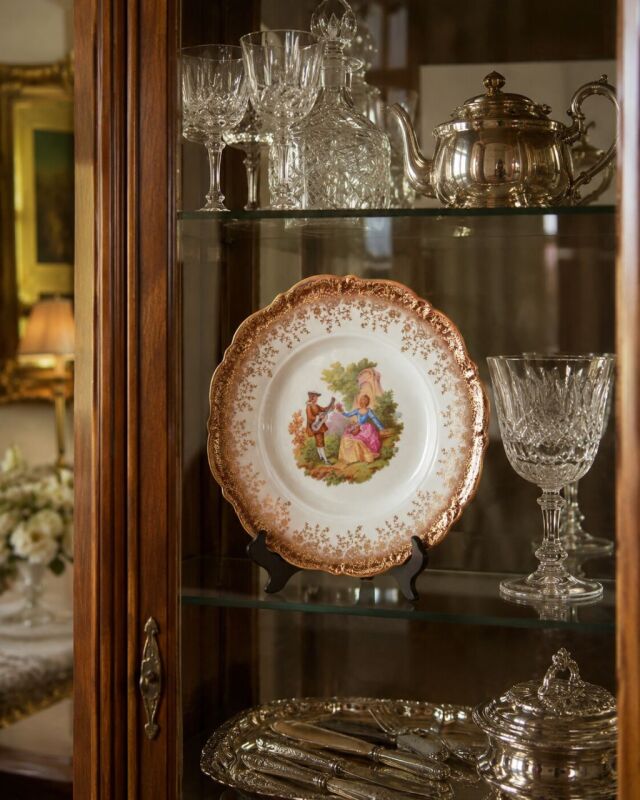 Luxusný porcelánový tanier Leni Parbus
